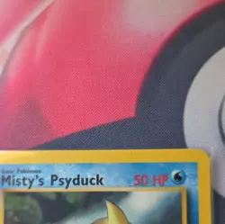 Misty's Psyduck 1st ED Gym Heroes Pokemon TCG English - Image 3
