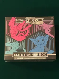 Pokemon Evolving Skies Elite Trainer Box Vaporeon/Espeon ++ Ships Fast & Safe - Image 1
