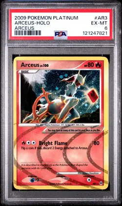 2009 POKEMON PLATINUM ARCEUS #AR3 HOLO PSA 6 EX #121247821 - Image 1