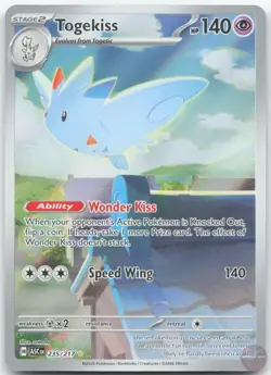 Togekiss 235/217 Illustration Rare Ascended Heroes Pokemon Near Mint - Image 1