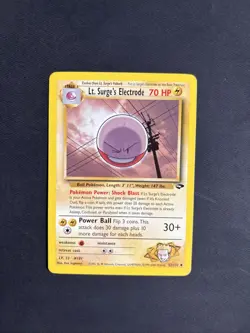 Pokemon TCG Lt. Surge's Electrode Gym Challenge 52/132 Regular unlimited - LP - Image 1