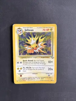 Pokemon Jolteon TCG Jungle 4/64 Holo Unlimited Rare WOTC 1999 - HP - Image 1