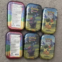 Pokemon TCG - Ascended Heroes Mini Tin Art Set Factory Sealed/New Lot of 6🔥 - Image 2