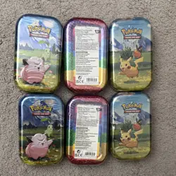 Pokemon TCG - Ascended Heroes Mini Tin Art Set Factory Sealed/New Lot of 6🔥 - Image 3