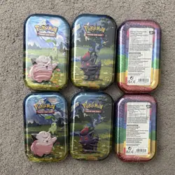 Pokemon TCG - Ascended Heroes Mini Tin Art Set Factory Sealed/New Lot of 6🔥 - Image 4