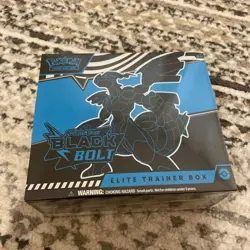 Pokemon Black Bolt Elite Trainer Box ETB Sealed S&V Small Hole - Image 1