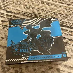 Pokemon Black Bolt Elite Trainer Box ETB Sealed S&V Small Hole - Image 4