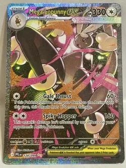 Mega Lopunny EX 128/94 Holo SIR Phantasmal Flames Pokemon TCG NM - Image 1