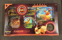 Pokemon TCG: Eevee Evolution FLAREON VMAX Premium Collection - New SEALED 820650101618 - Image 1