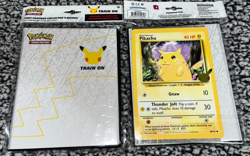 Pokemon TCG First Partner Collectors Binder NEW Sealed Pikachu Promo 25th Annive - Image 1