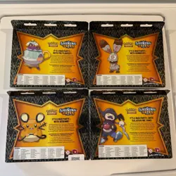 Pokemon TCG Shining Fates Mad Party Pin Collection Complete Set of 4 Boxes - Image 2