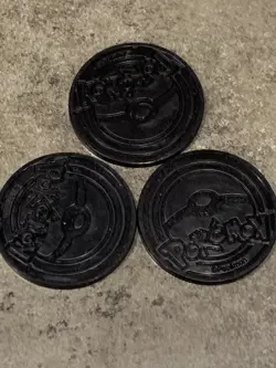 Lot of 3 Exclusive Jumbo Pokemon Coins - Image 2