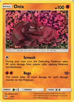 Pokemon TCG Onix 9/12 McDonald's Promo 2019 McDonald's Promos DMG - Image 1