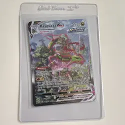 Pokemon Rayquaza VMAX Alternate Art Secret Rare Holo 218/203 Evolving Skies - Image 1