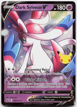 Dark Sylveon V SWSH134 Holo Promo Sword & Shield Promo Pokemon Near Mint - Image 1