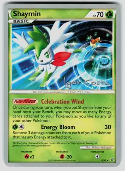 Pokemon World Championship Decks Shaymin - 2012 (Igor Costa) 8/95 Rare NM - Image 1