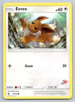 Pokemon Eevee - 49/68 (#26 Charizard Stamped) Battle Academy BTA P 049/068 NM - Image 1