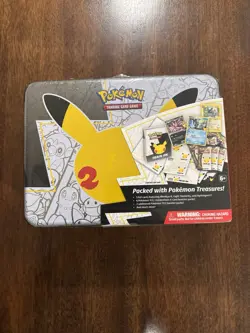 Pokemon TCG Celebrations Collector's Chest Lunch Box Tin 8 Booster Packs Mimikyu 820650809415 - Image 1