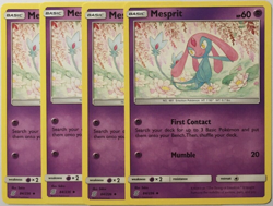POKEMON 4X MESPRIT 84/236 UNIFIED MINDS UNCOMMON NEAR MINT-PLAYSET - Image 1