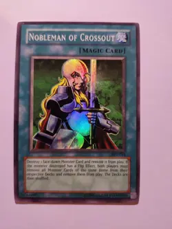 Yugioh Nobleman of Crossout Unlimited Edition Super Rare PSV-034 LP - Image 1