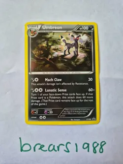 Umbreon XY96 Holo Black Star Promo Pokemon Card - Image 1
