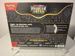 Pokemon TCG Paldean Fates Premium Collection box Meowscarada EX damaged - Image 2