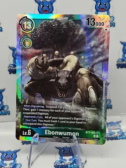 Digimon Card Game Ebonwon BT7-055 SR NM - Image 1