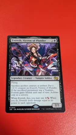 Evereth, Viceroy of Plunder Magic: The Gathering Foundations Jumpstart Card - Image 1