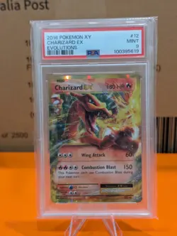 2016 Pokemon XY Evolutions Charizard EX #12 PSA 9 MINT Holo Rare EX Card🔥 - Image 1