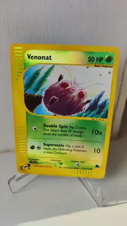 Venonat Skyridge 112/144 - Common Reverse Holo - Pokemon Card 2003 Vintage LP - Image 1
