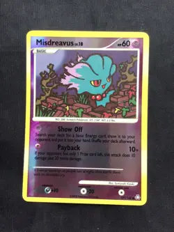 Pokemon Cards: Legends Awakened Reverse Holo: Misdreavus 107/146 - Image 1