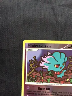 Pokemon Cards: Legends Awakened Reverse Holo: Misdreavus 107/146 - Image 3