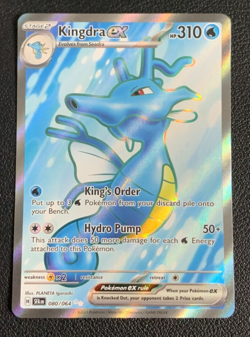 Kingdra ex 080/064 Shrouded Fable Full Art Ultra Rare Pokemon TCG Card NM - Image 1