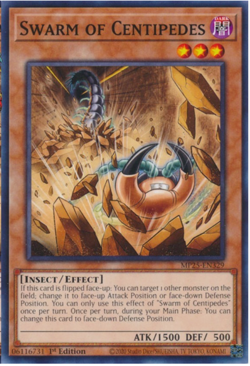 Yugioh - Swarm of Centipedes - MP25-EN329 - Common - NM/M - Image 1