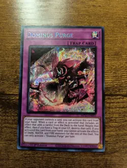 Dominus Purge MP25-EN095 Prismatic Secret Rare 2025 Mega Pack Yugioh - Image 1
