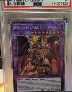 Red-Eyes Dark Dragoon Yugioh 2021 BROL-EN094 Starlight Rare 1st Edition PSA 10 - Image 1