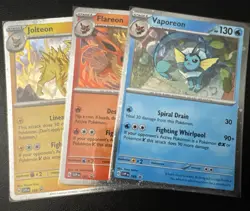 Pokemon Trio Cosmo Holo Eeveelutions Promos - Image 1