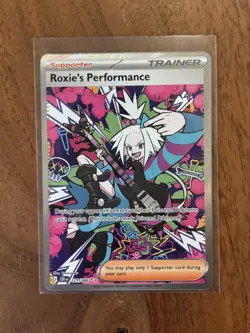 Roxie’s Performance SIR 121/086 Chaos Rising Pokemon TCG **PACK FRESH** - Image 1
