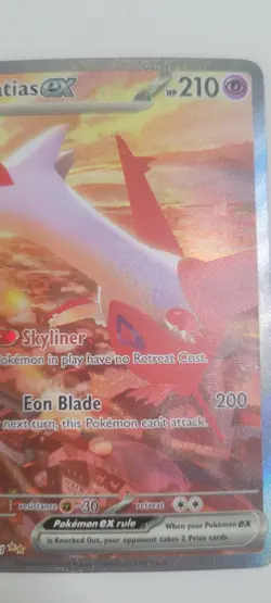 Pokemon TCG Latias ex Special Illustration Rare Sv08 239/191 Holo EN 210HP - Image 4
