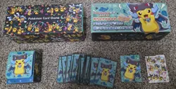 Poncho Wearing Pikachu Mega Charizard X Box/Deck Box/Sleeves/Dividers. No Cards. - Image 1