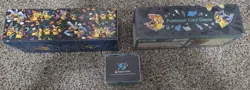 Poncho Wearing Pikachu Mega Charizard X Box/Deck Box/Sleeves/Dividers. No Cards. - Image 4