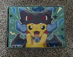 Poncho Wearing Pikachu Mega Charizard X Box/Deck Box/Sleeves/Dividers. No Cards. - Image 5
