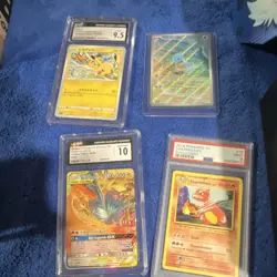Nintendo Pokemon TCG mixed card lot w/ holo + graded Charmeleon, GX/EX Tag Team - Image 1