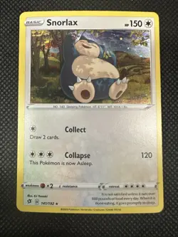 2020 Pokemon Snorlax - (Cosmos Holo) 141/192 Miscellaneous Cards & Products Holo - Image 1