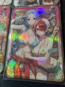 Goddess Story 4 x Bikini Waifu Anime Collectible Doujin CP Cards Uta Robin - Image 4