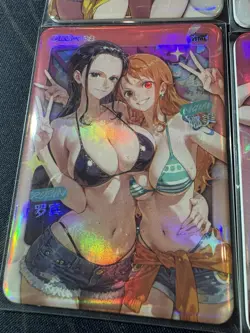 Goddess Story 4 x Bikini Waifu Anime Collectible Doujin CP Cards Uta Robin - Image 5