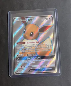 Pokemon TCG Eevee GX SM242 SM Promo Full Art Holo 160 HP English 2019 - Image 1