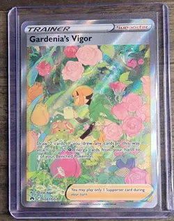 Gardenia's Vigor Ultra Rare Crown Zenith: Galarian Gallery GG61/GG70 NM Pokemon - Image 1