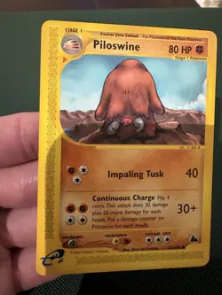 Pokemon TCG Piloswine Skyridge 43/144 Regular Card - Image 1
