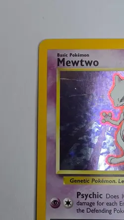 Mewtwo 010/102 Pokemon Base Set Unlimited 1999 - Rare Holographic - WoTC - Image 5